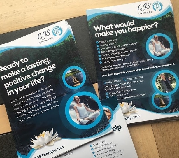 CJS therapy flyers