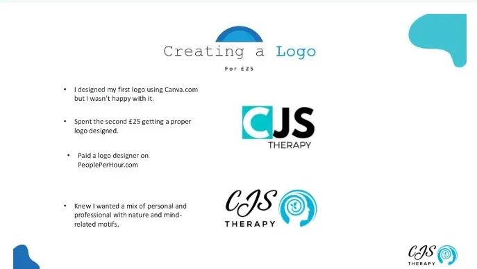 Creating a logo for your new hypnotherapy practice