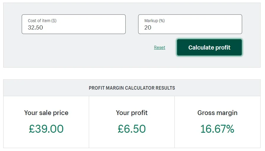 Calculating therapy practice costs with a profit calculator.