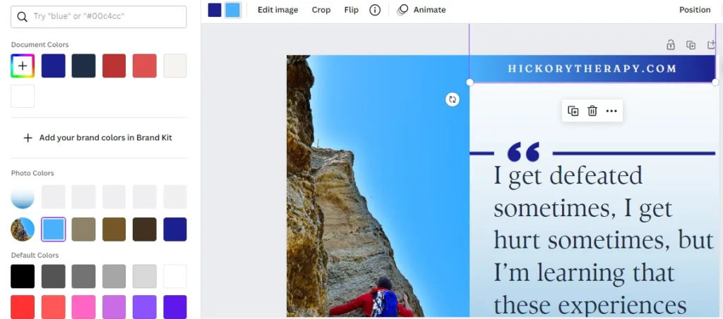 Change the colors to match your branding