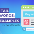 150 long-tail keyword examples for hypnotherapists - featured image