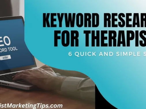 Keyword research for therapists - featured image