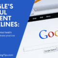 Google helpful content guidelines for mental health professionals