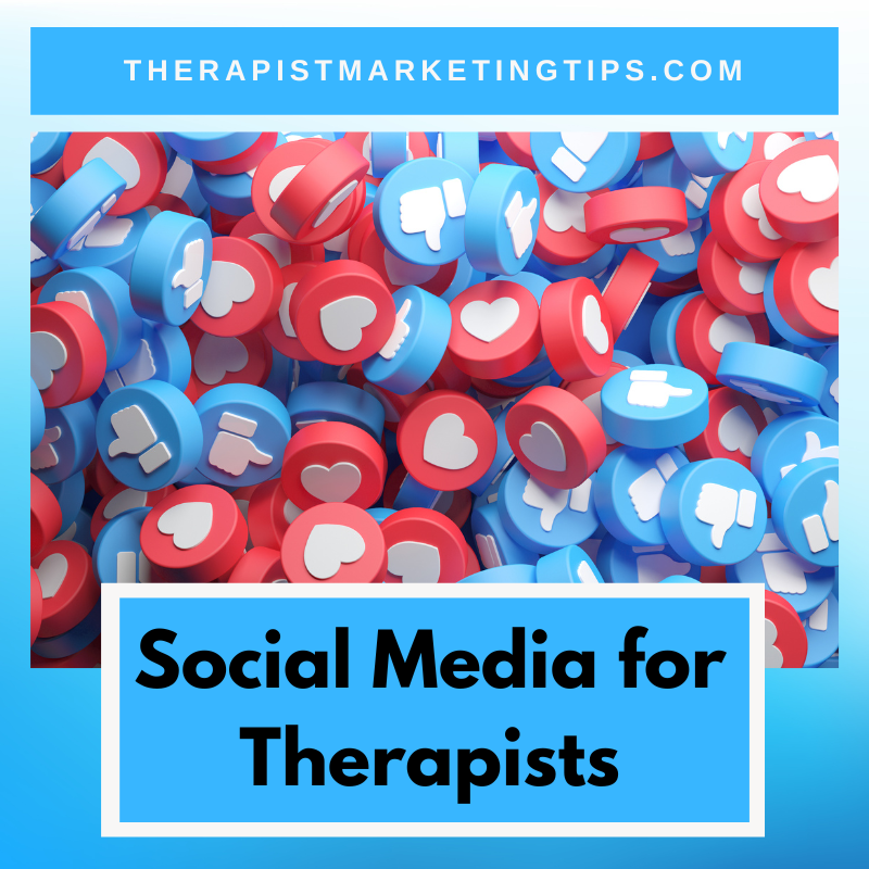 Social Media for Therapists Pinterest Board cover