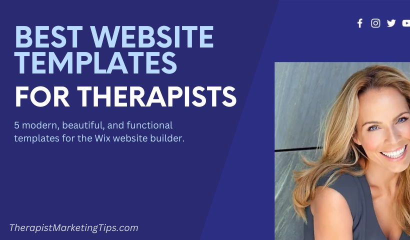 5 Best Wix Website Templates for Therapists